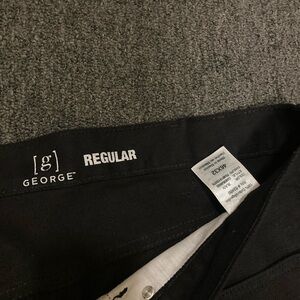 George Classic Black Trousers